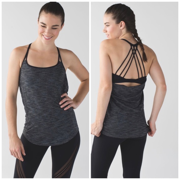 Lululemon Gray Lighten Up Tank Size 4 - Picture 2 of 9